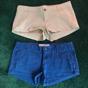 Hollister Low Rise Twill Shorts